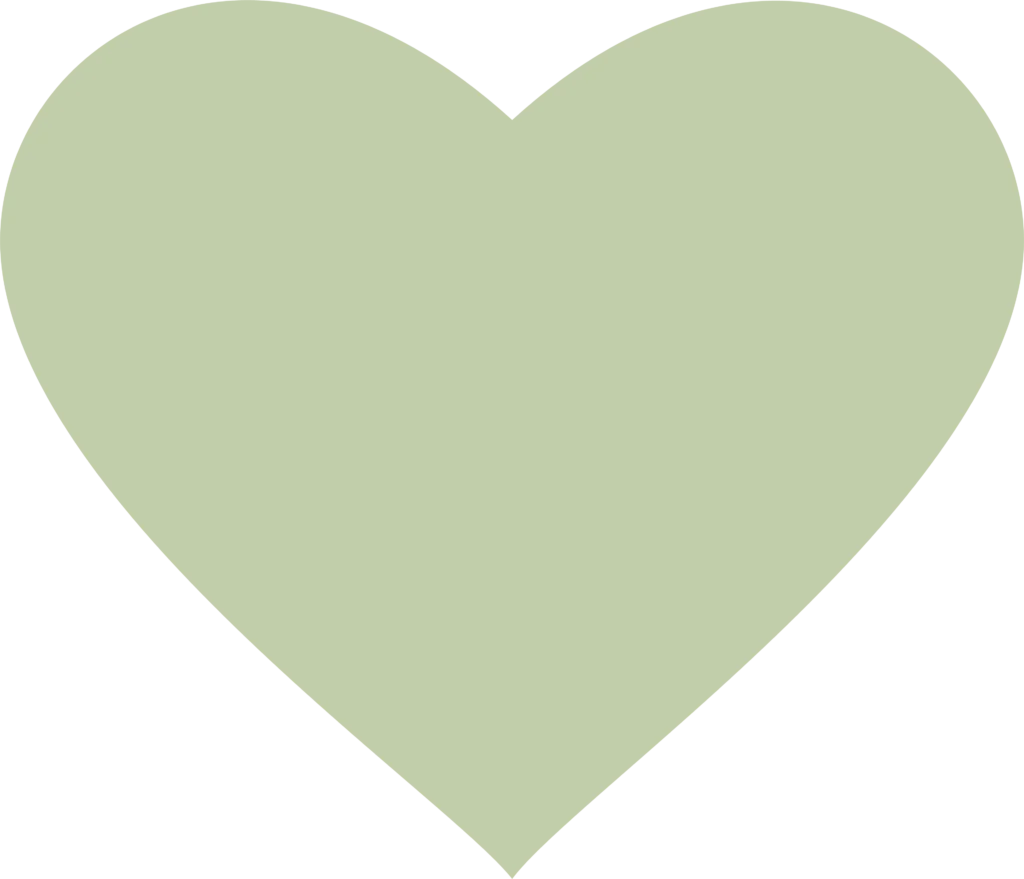 Das PUKMENT-Herz in hellem Grün