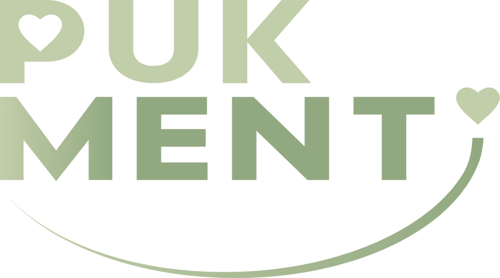 Das Pukment Logo in der Schreibweise PUK und MENT übereinander